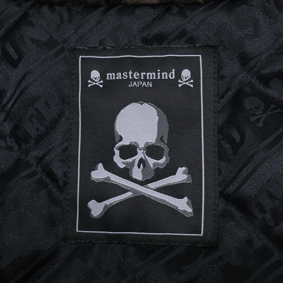 mastermind マスターマインド 【美品】MJ22E09-BL025 FAUX FUR ZIP JACKET スカル ジップアップ ファージャケット ジャケット
