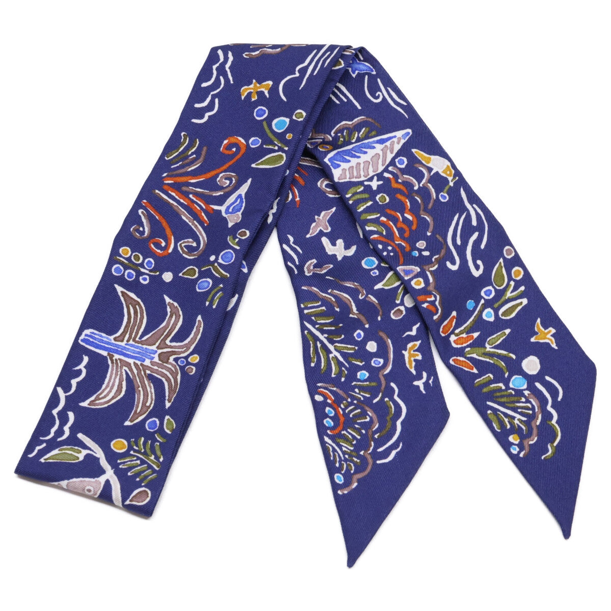 HERMES エルメス ISORA DI PRIMAVERA 春の島 ツイリー スカーフ