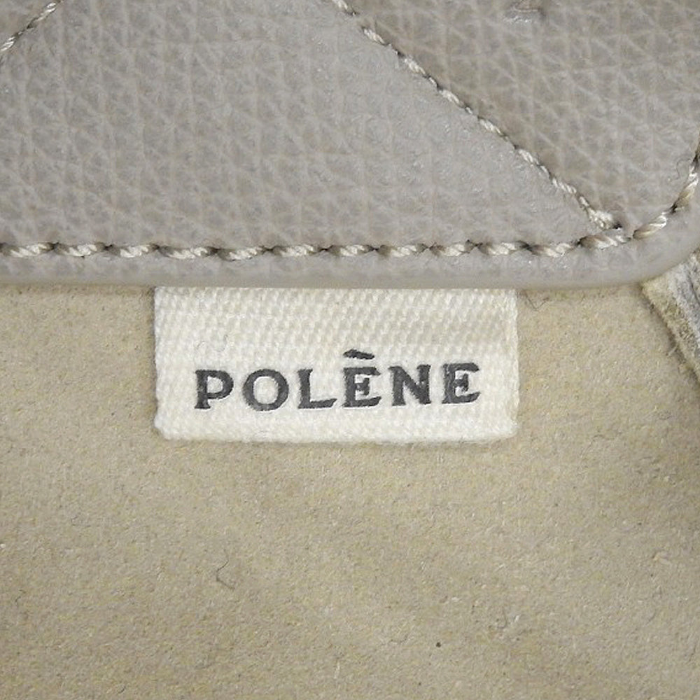 POLENE ポレーヌ 美品 Cyme Mini エディション テクスチャード 2WAY トートバッグ レディース トープ トートバッグ