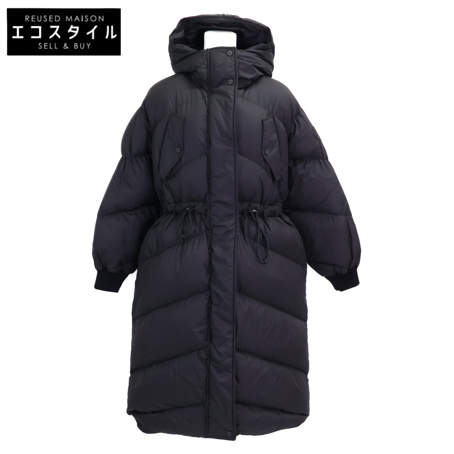 HERMES エルメス 【美品/国内正規/23年製】3H0179DA クルードセル セリエボタン フーディダウン コート