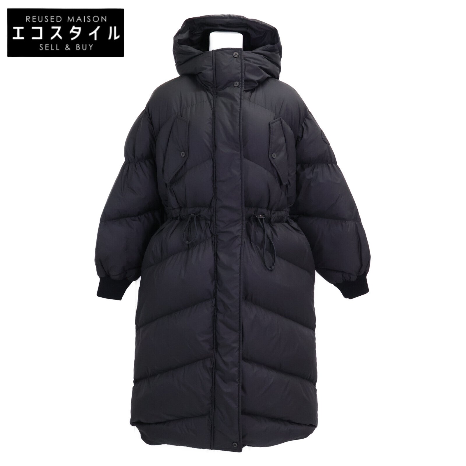 HERMES エルメス 【美品/国内正規/23年製】3H0179DA クルードセル セリエボタン フーディダウン コート