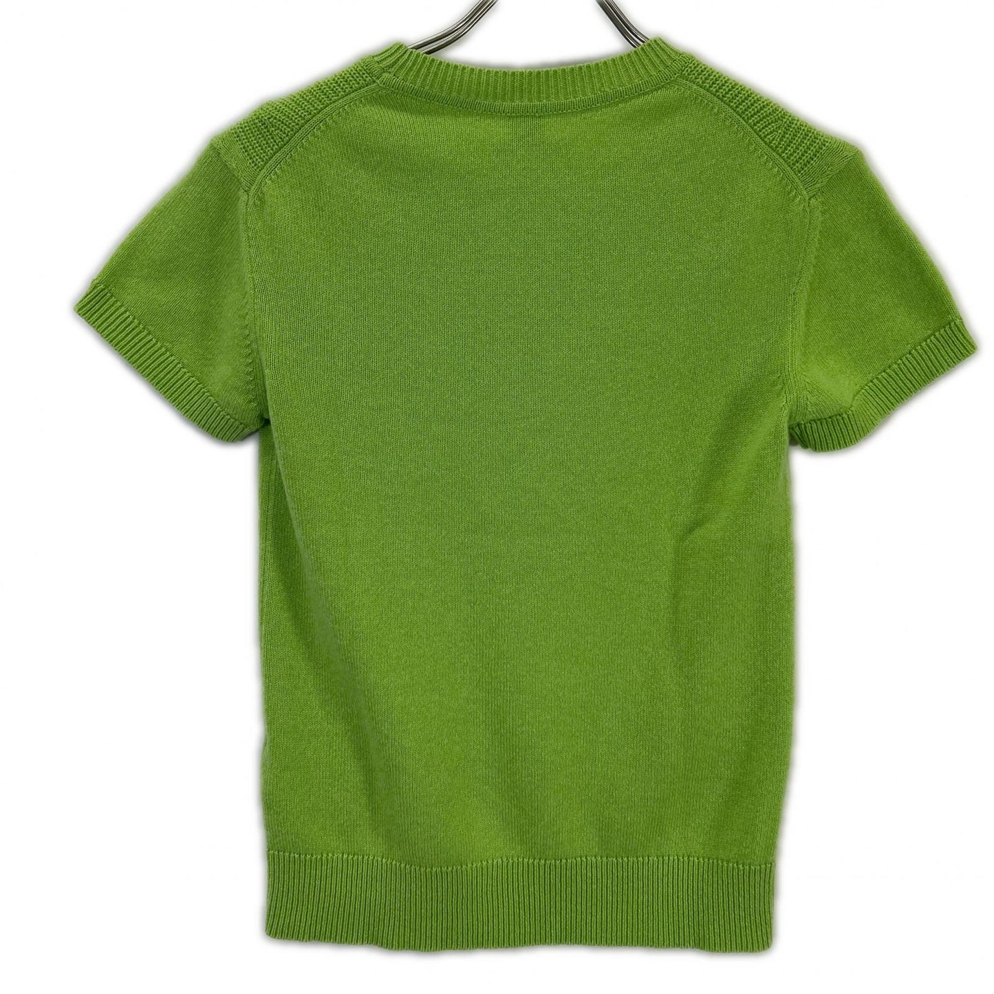 HERMÈS 3E2603D1 23SS cashmere-cotton short-sleeve knit top