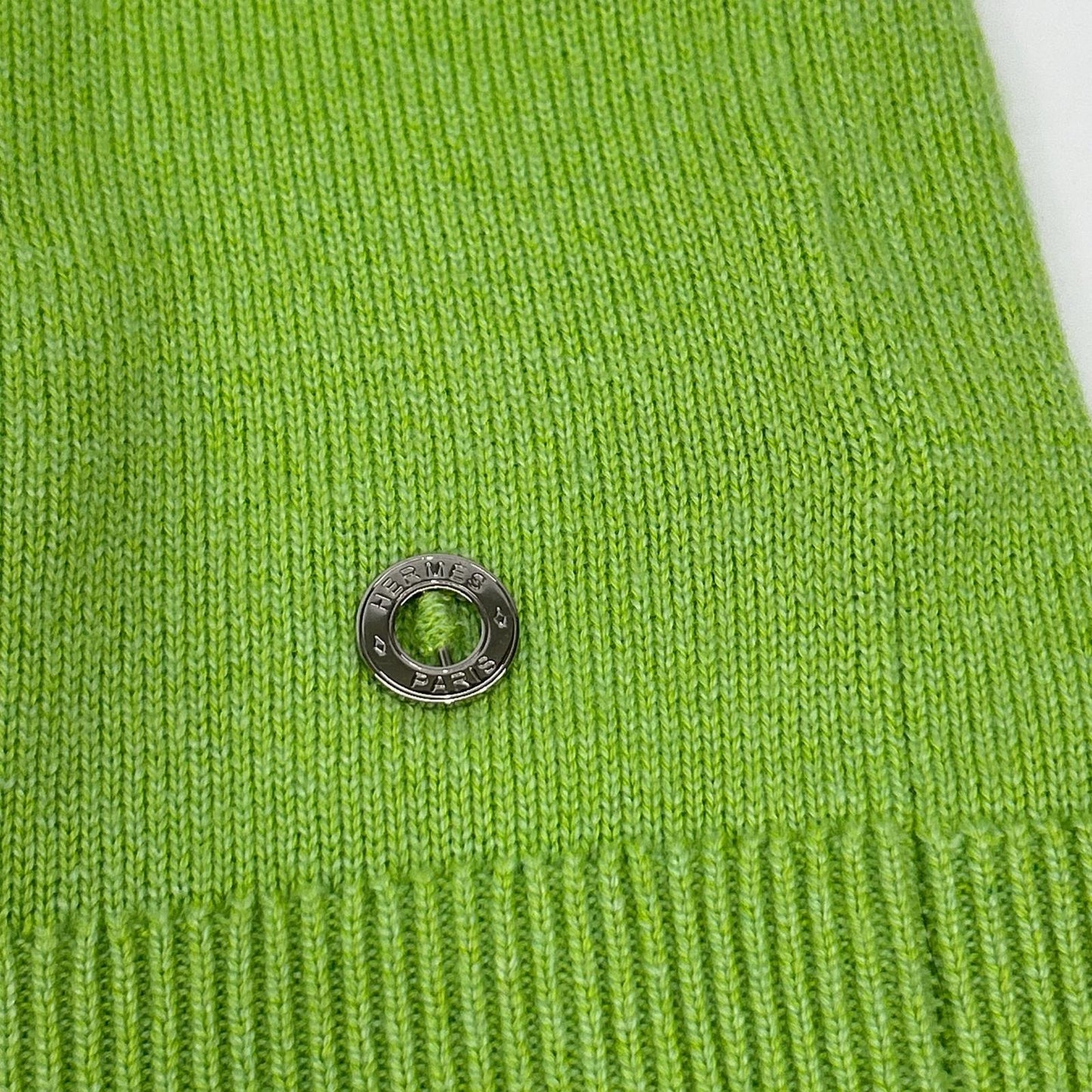 HERMÈS 3E2603D1 23SS cashmere-cotton short-sleeve knit top