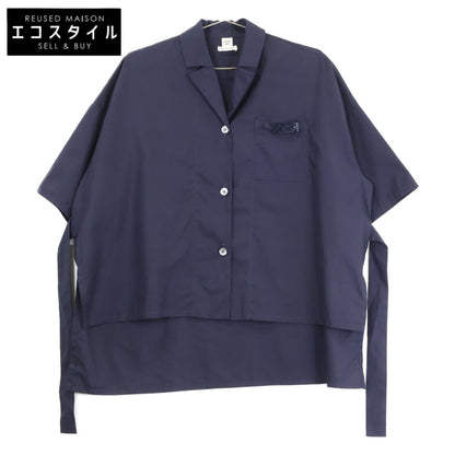 HERMES エルメス 【美品/国内正規】3E3612D8 ポケットH金具 半袖シャツ トップス