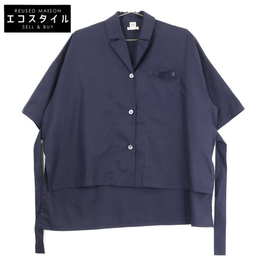 HERMES エルメス 【美品/国内正規】3E3612D8 ポケットH金具 半袖シャツ トップス