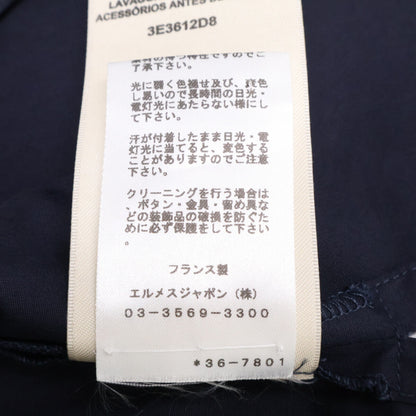 HERMES エルメス 【美品/国内正規】3E3612D8 ポケットH金具 半袖シャツ トップス