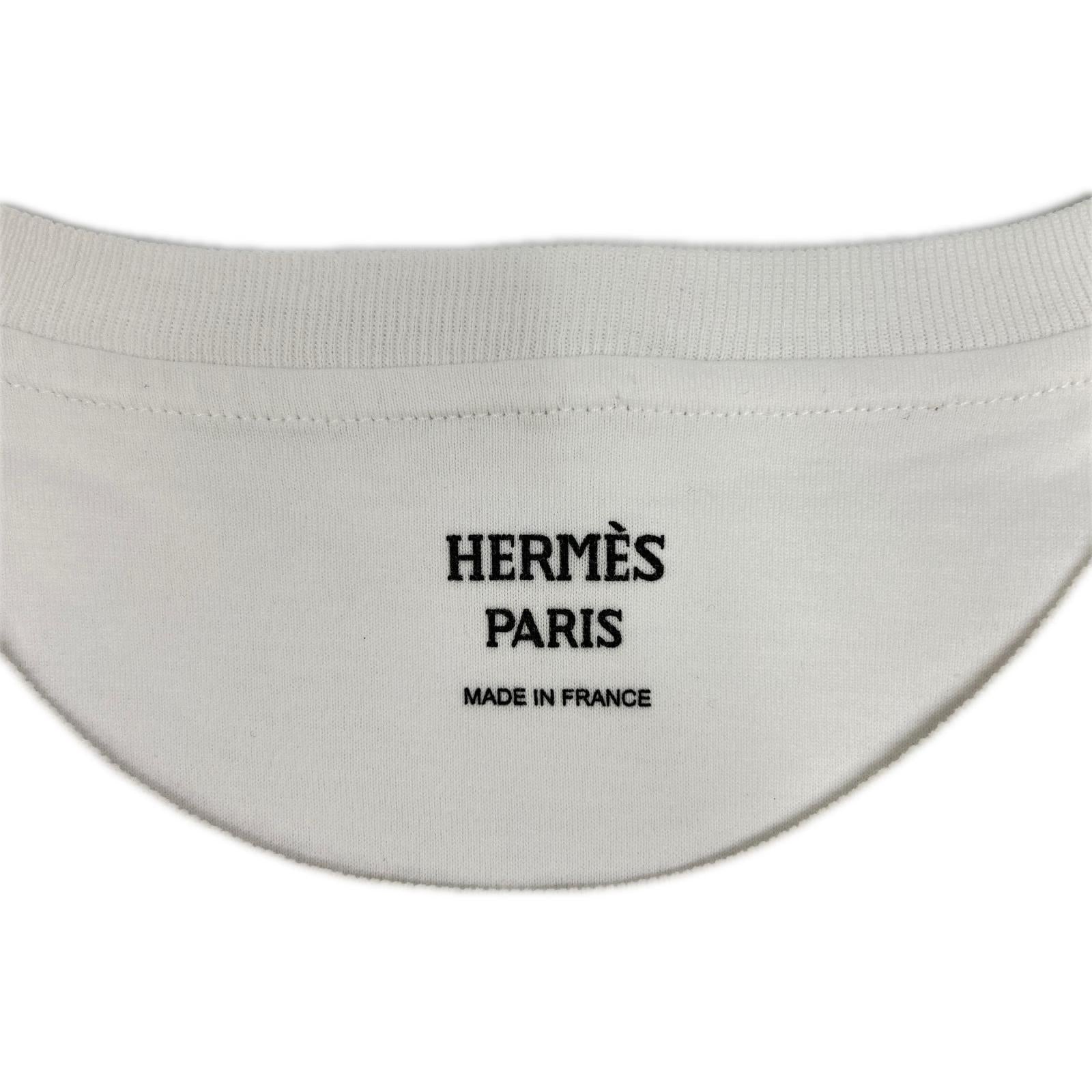 HERMES Hermès 23AW 3H4506DL white printed cotton dress dress