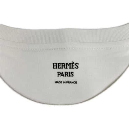 HERMES Hermès 23AW 3H4506DL white printed cotton dress dress