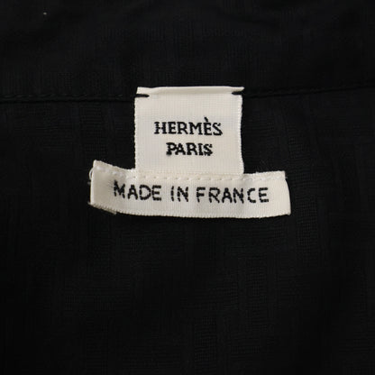 HERMES エルメス 【美品/国内正規/23年製】3H0545DH MOSAIQUE モザイク ベルト付 ロング シャツ ワンピース