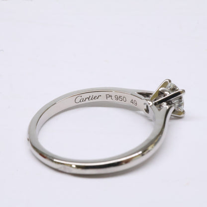 Cartier カルティエ 仕上げ済み Pt950 0.32ctダイヤモンド 1895ソリテール リング 指輪