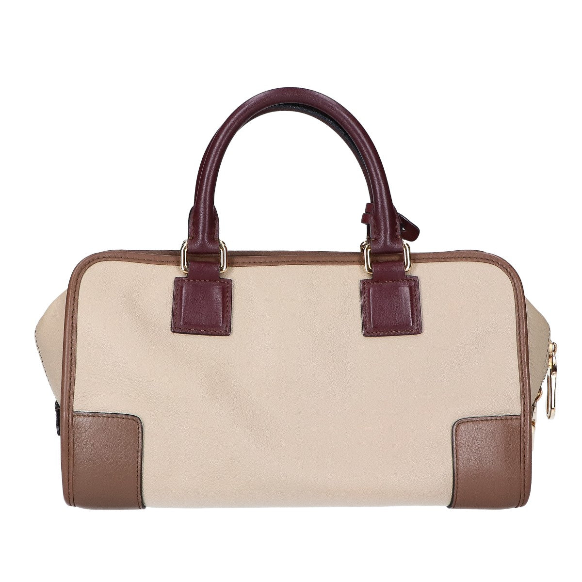 LOEWE ロエベ 352.62.A03 ベージュ トリコロール アマソナ28 ハンドバッグ ハンドバッグ