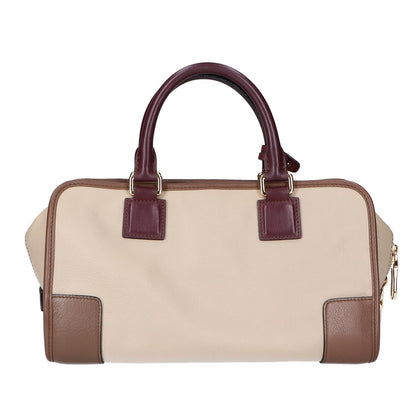 LOEWE ロエベ 352.62.A03 ベージュ トリコロール アマソナ28 ハンドバッグ ハンドバッグ