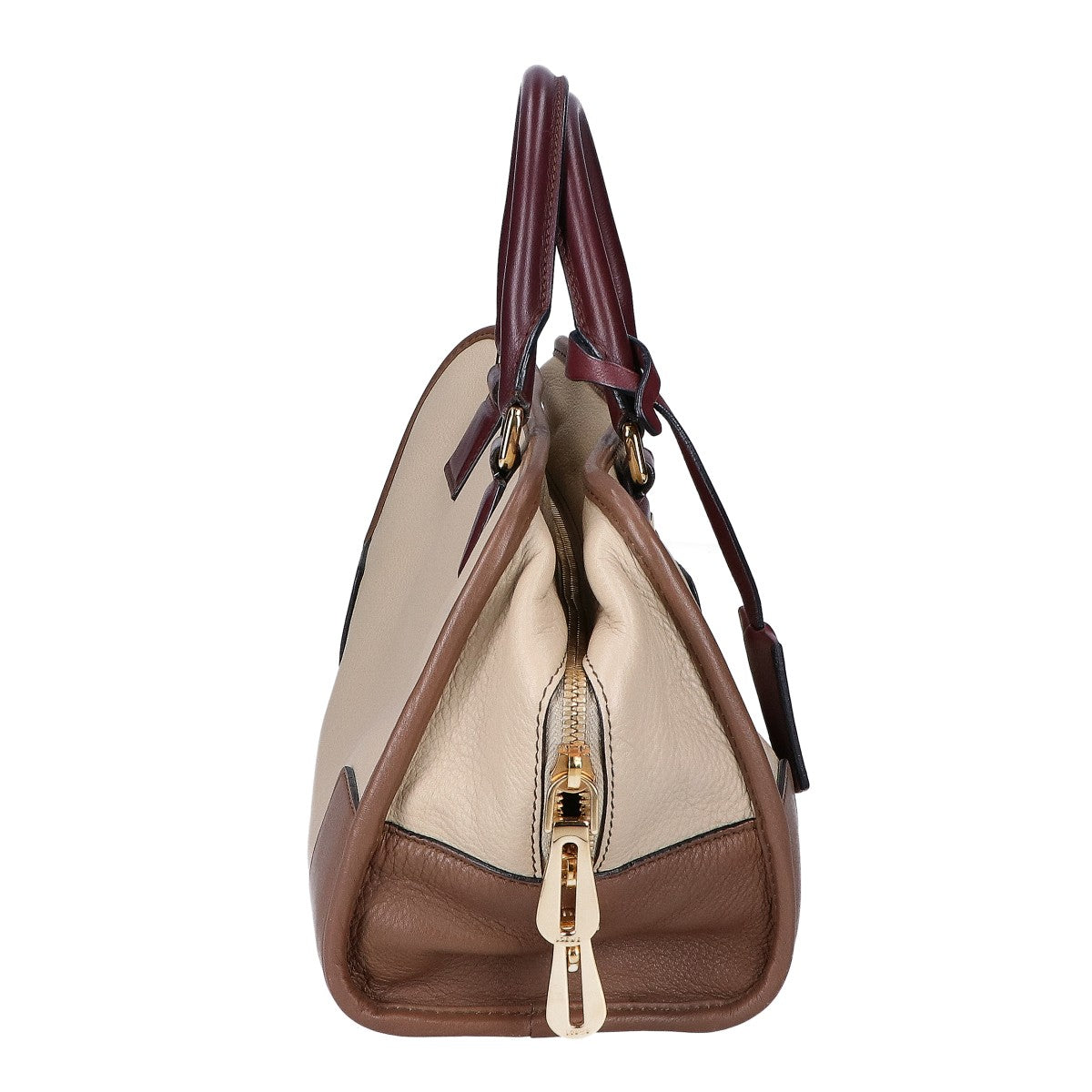 LOEWE ロエベ 352.62.A03 ベージュ トリコロール アマソナ28 ハンドバッグ ハンドバッグ