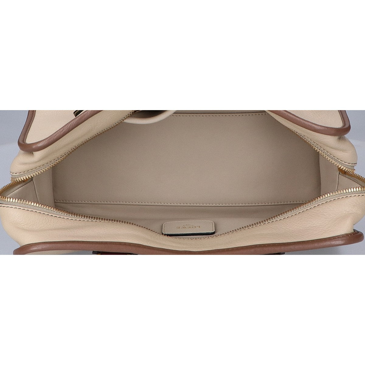 LOEWE ロエベ 352.62.A03 ベージュ トリコロール アマソナ28 ハンドバッグ ハンドバッグ