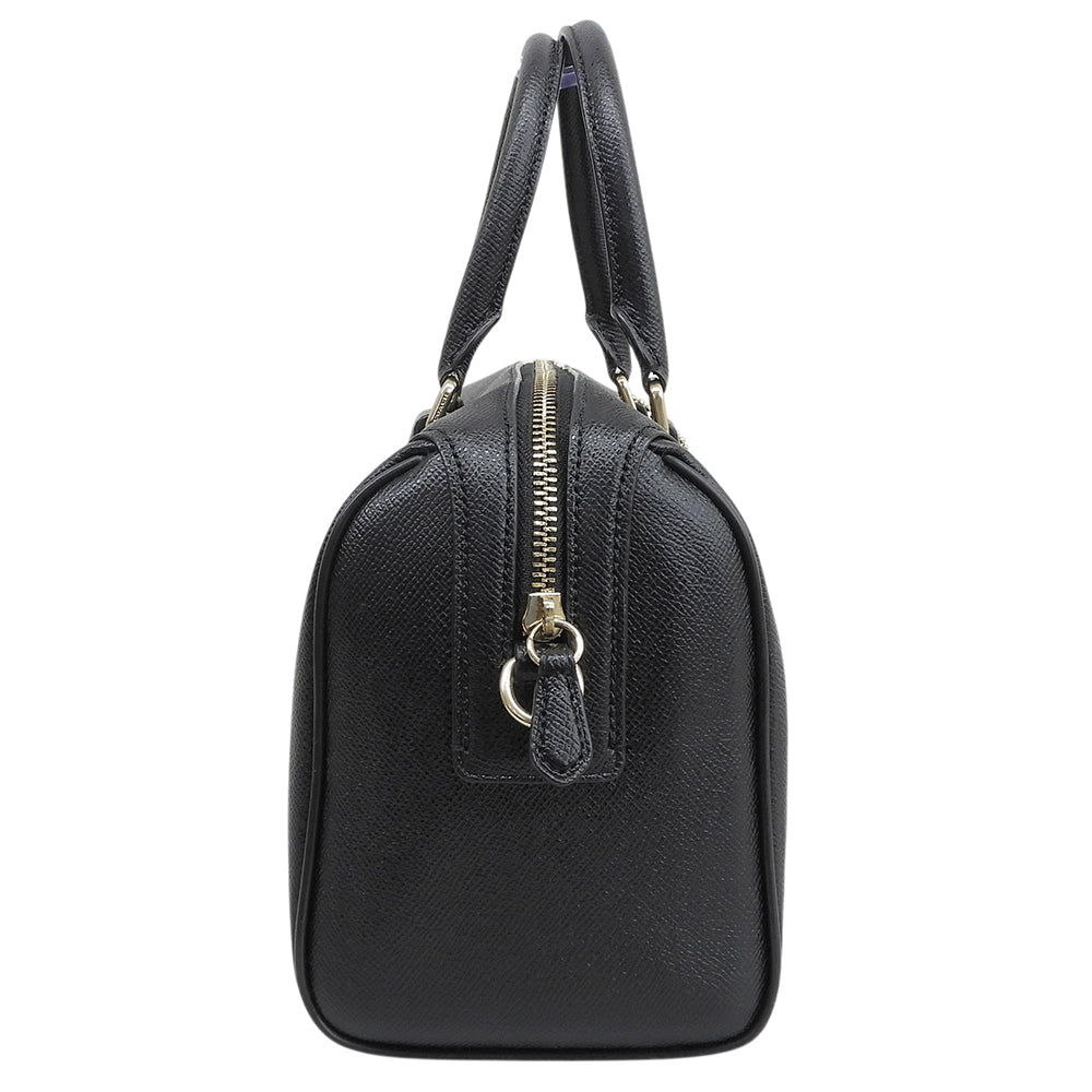 COACH コーチ 美品 ミニ ローアン クロスボディ 2WAY ボストンバッグ ハンドバッグ レディース ブラック F32202 ハンドバッグ