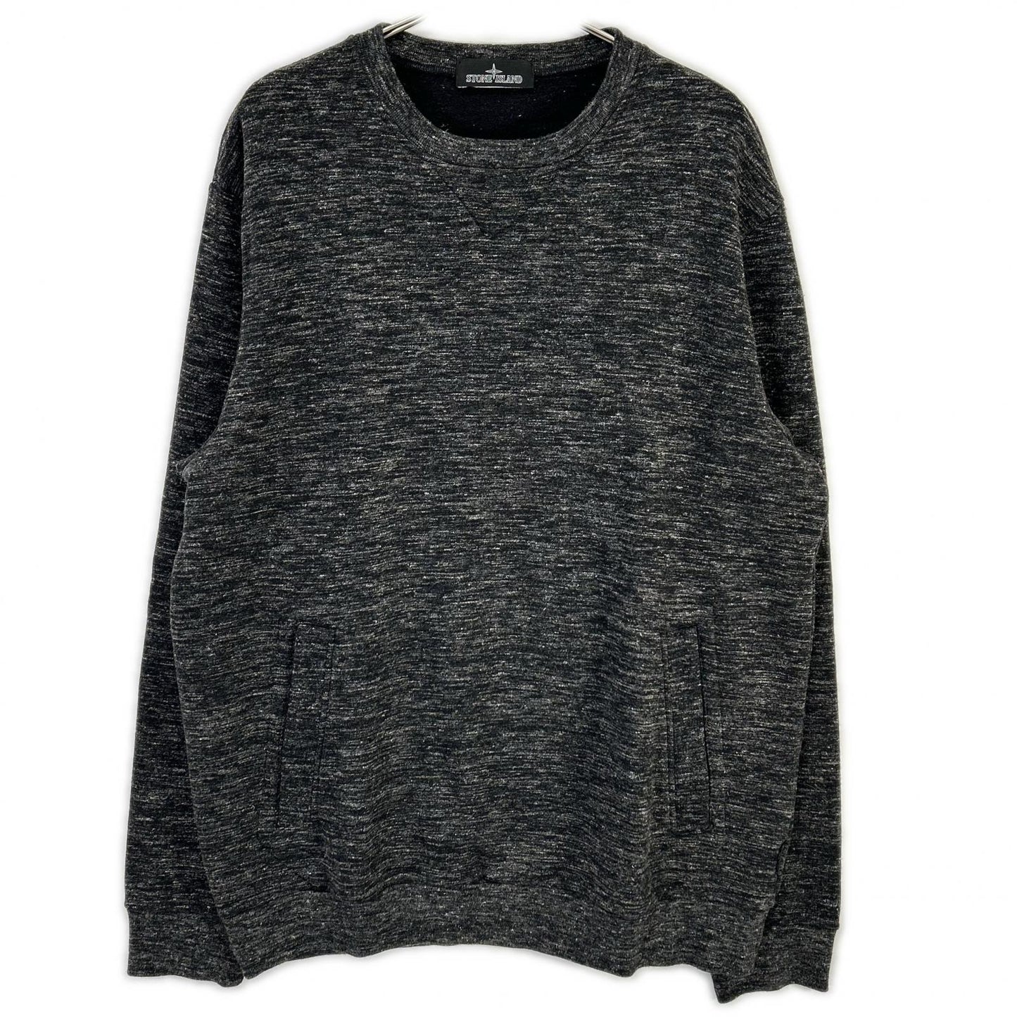 STONE ISLAND ストーンアイランド グレー 671960107 SHADOW PROJECT MELANGE WOOL POCKET SWEATSHIRT トップス