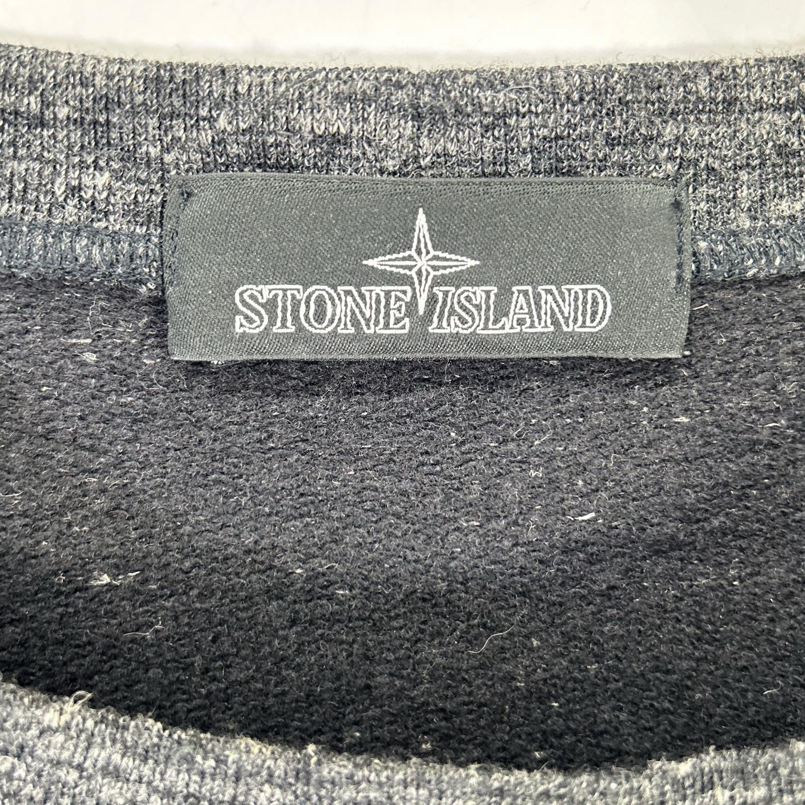 STONE ISLAND ストーンアイランド グレー 671960107 SHADOW PROJECT MELANGE WOOL POCKET SWEATSHIRT トップス