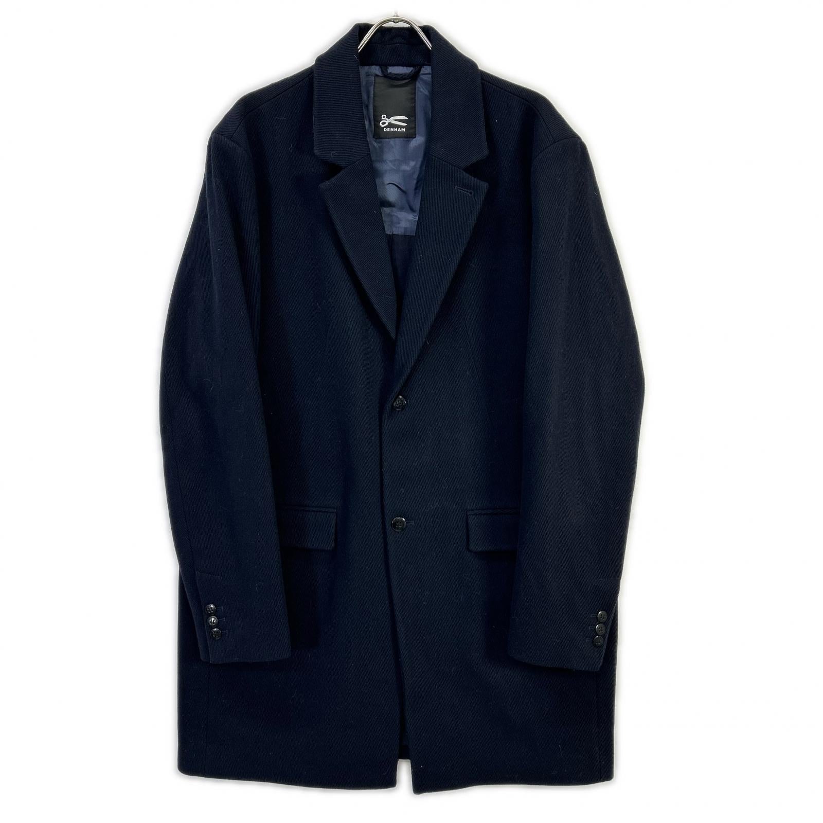 DENHAM チェスターコート　XS DENHAM デンハム ネイビー 27170-1-30004 チェスターコート コート