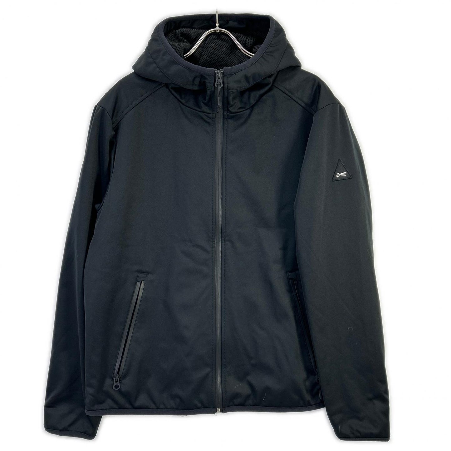 DENHAM デンハム ブラック フーディ ジップアップジャケット ジャケット
