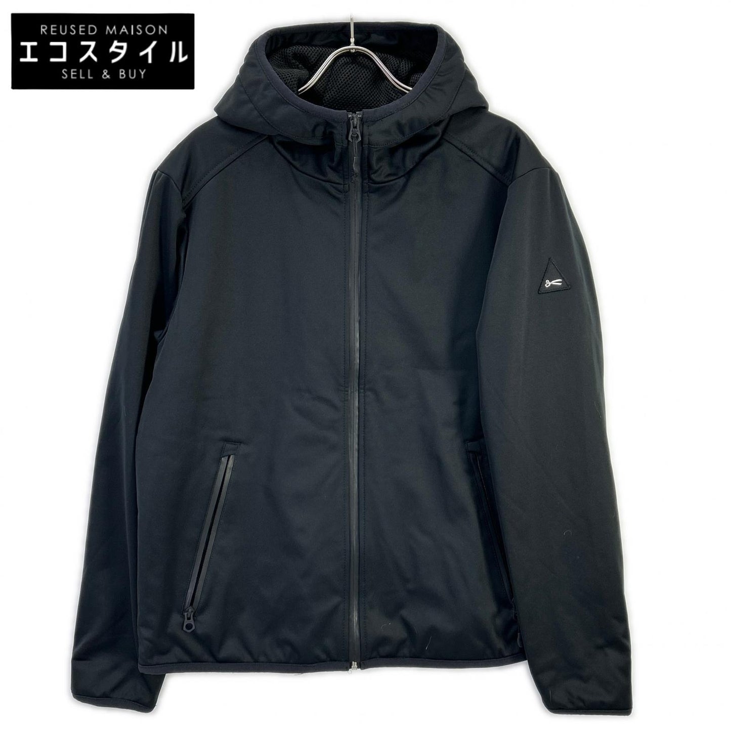 DENHAM デンハム ブラック フーディ ジップアップジャケット ジャケット