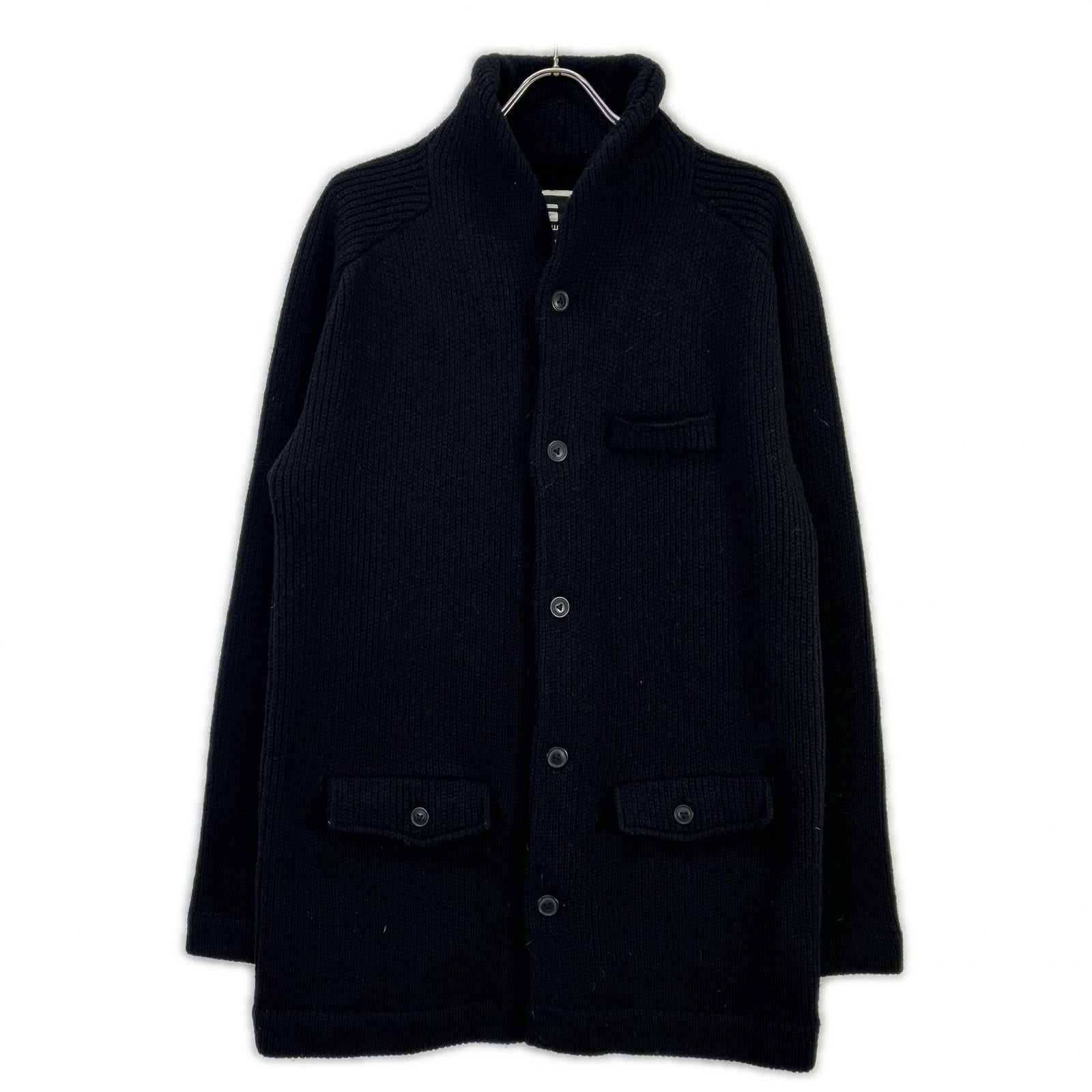 G-STAR RAW ジースターロゥ ブラック ショールカラー ニット ジャケット コート コート