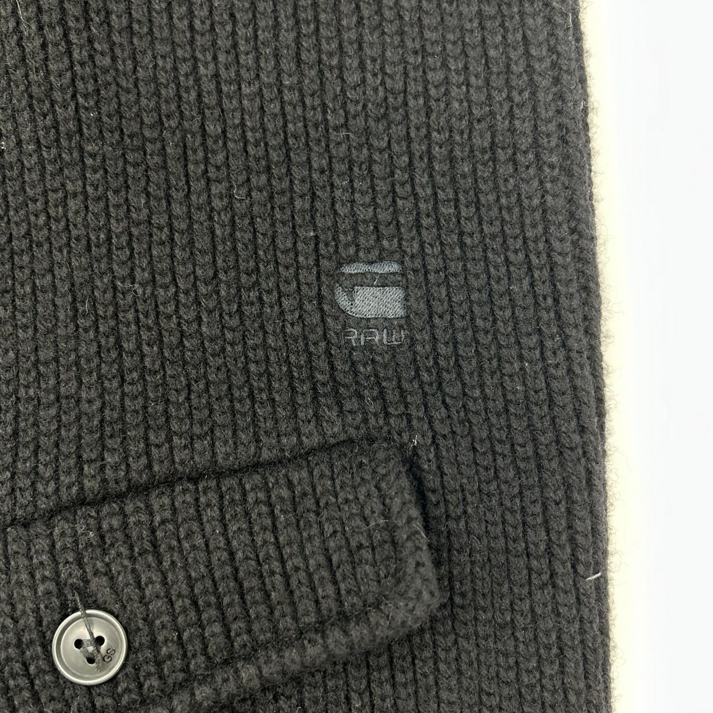 G-STAR RAW ジースターロゥ ブラック ショールカラー ニット ジャケット コート コート