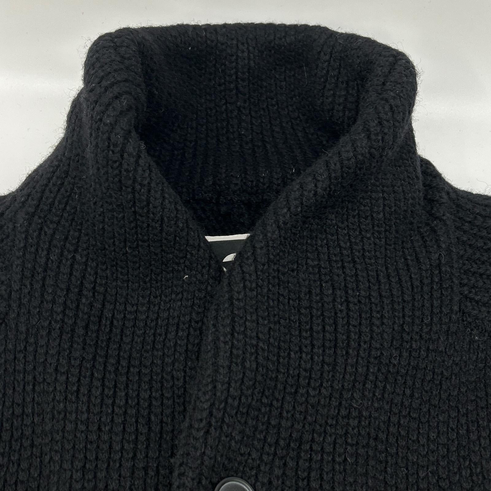 G-STAR RAW ジースターロゥ ブラック ショールカラー ニット ジャケット コート コート