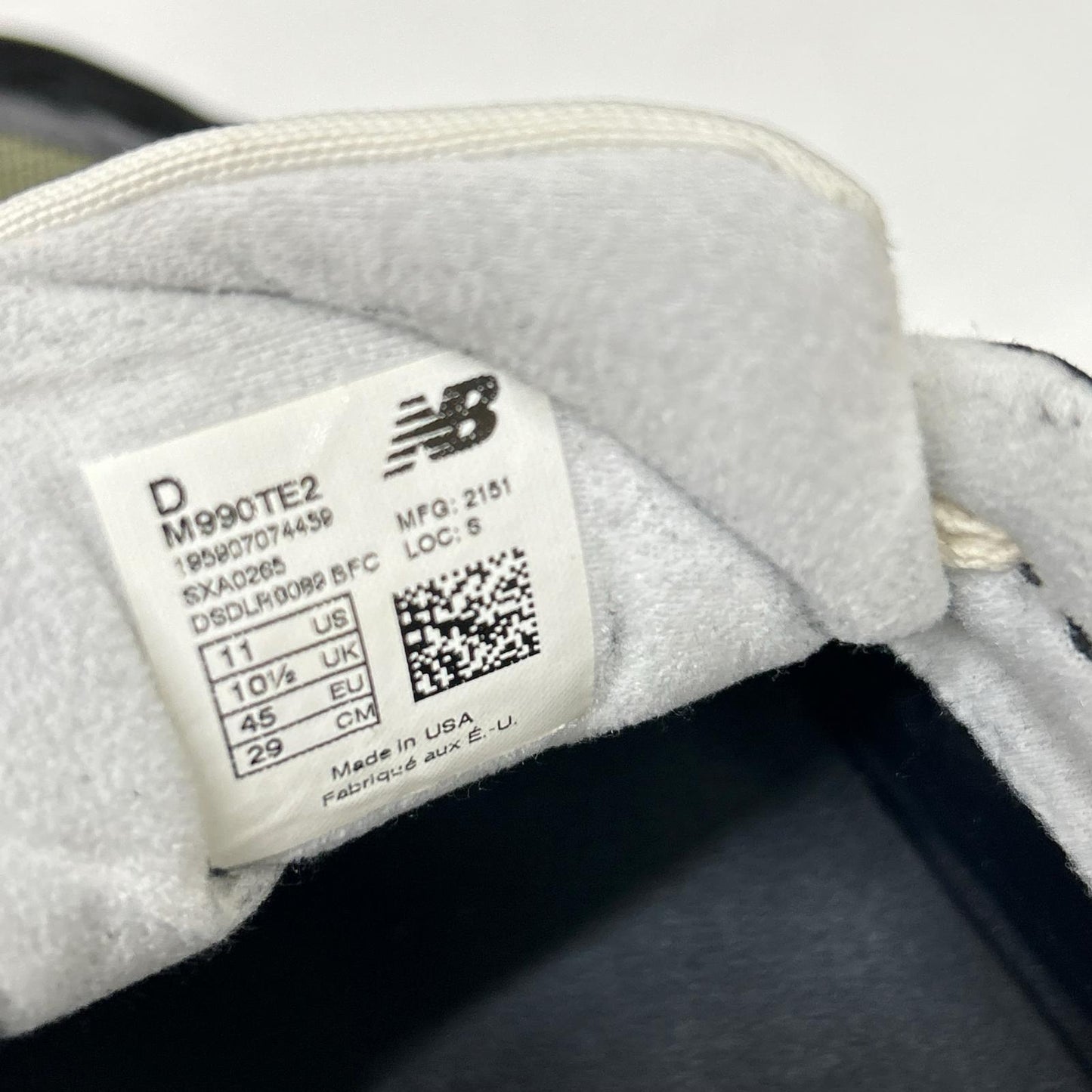 NEW BALANCE ニューバランス M990TE2 Made in USA スエード/メッシュ スニーカー シューズ