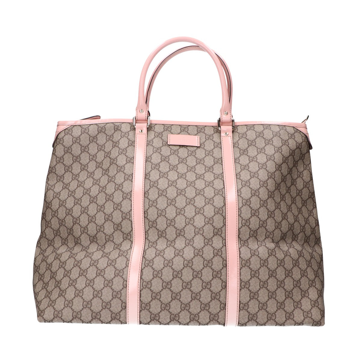 GUCCI グッチ 201482 GGスプリーム PVCｘレザー トートバッグ