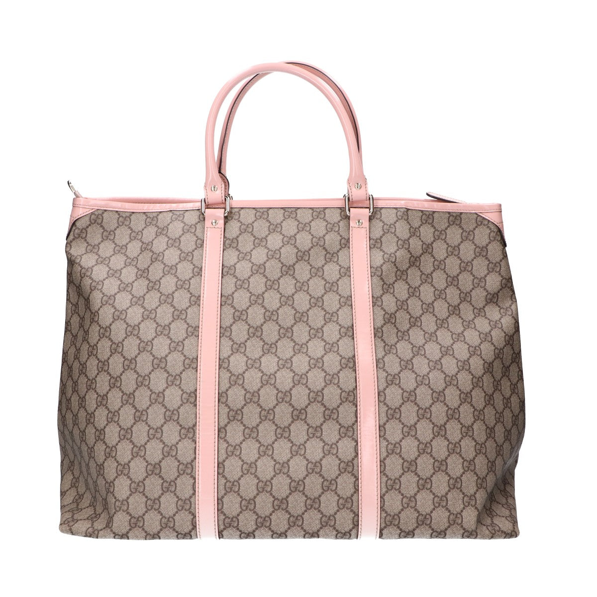 GUCCI グッチ 201482 GGスプリーム PVCｘレザー トートバッグ