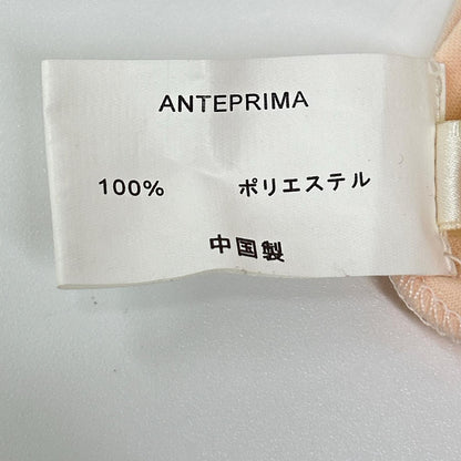 ANTEPRIMA アンテプリマ サーモンピンク デザイン サマーニット ノースリーブワンピース ワンピース