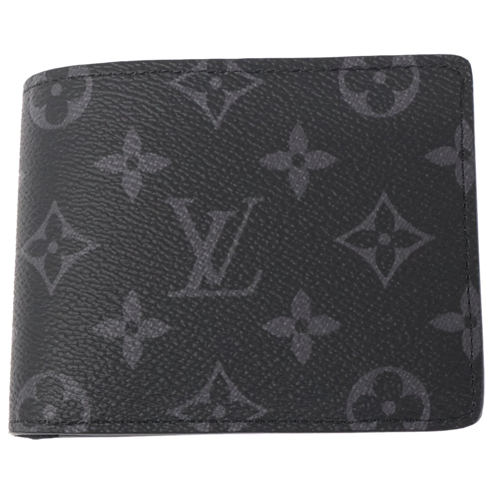 LOUIS VUITTON ルイヴィトン 【新品同様】M61695 モノグラム・エクリプス ポルトフォイユ・ミュルティプル 二つ折り財布 二つ折り財布（小銭入れなし）
