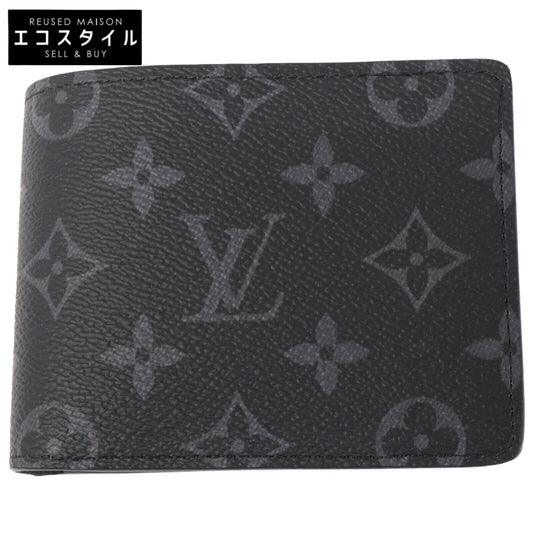 LOUIS VUITTON ルイヴィトン 【新品同様】M61695 モノグラム・エクリプス ポルトフォイユ・ミュルティプル 二つ折り財布 二つ折り財布（小銭入れなし）