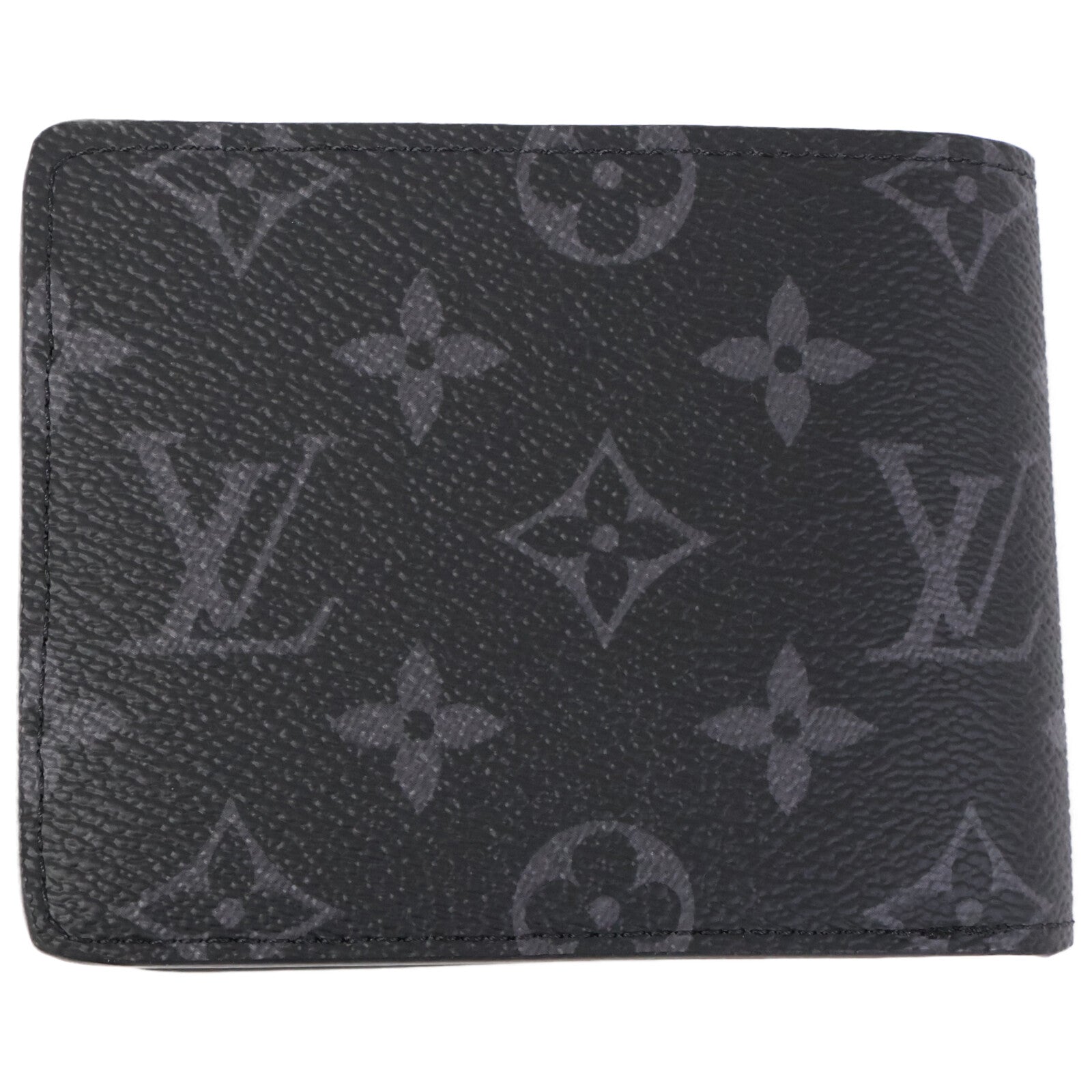 LOUIS VUITTON ルイヴィトン 【新品同様】M61695 モノグラム・エクリプス ポルトフォイユ・ミュルティプル 二つ折り財布 二つ折り財布（小銭入れなし）