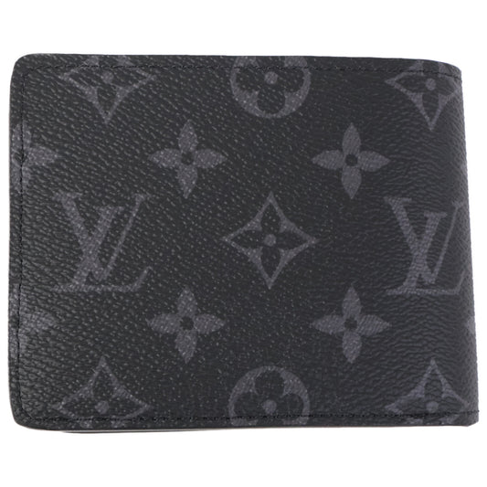 LOUIS VUITTON ルイヴィトン 【新品同様】M61695 モノグラム・エクリプス ポルトフォイユ・ミュルティプル 二つ折り財布 二つ折り財布（小銭入れなし）