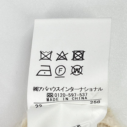 qualite カリテ 3245-00-40001 アイボリー フォックスラクーンニット トップス