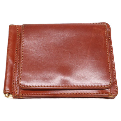 GLENROYAL グレンロイヤル MONEY CLIP WITH COIN POCKET マネークリップ付 レザー 二つ折り財布 二つ折り財布（小銭入れあり）