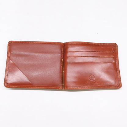 GLENROYAL グレンロイヤル MONEY CLIP WITH COIN POCKET マネークリップ付 レザー 二つ折り財布 二つ折り財布（小銭入れあり）