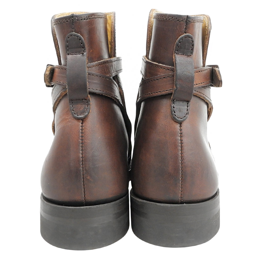 Makers Makers excellent condition GILL GUIDI CALF doctor-sole jodhpur boots shoes men's shoes brown 9 TGM-12 shoes