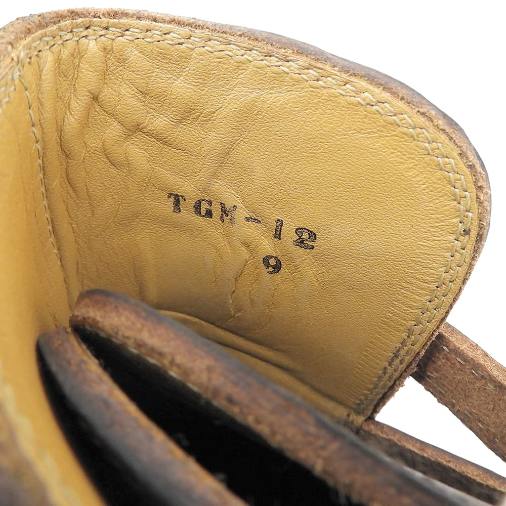 Makers Makers excellent condition GILL GUIDI CALF doctor-sole jodhpur boots shoes men's shoes brown 9 TGM-12 shoes