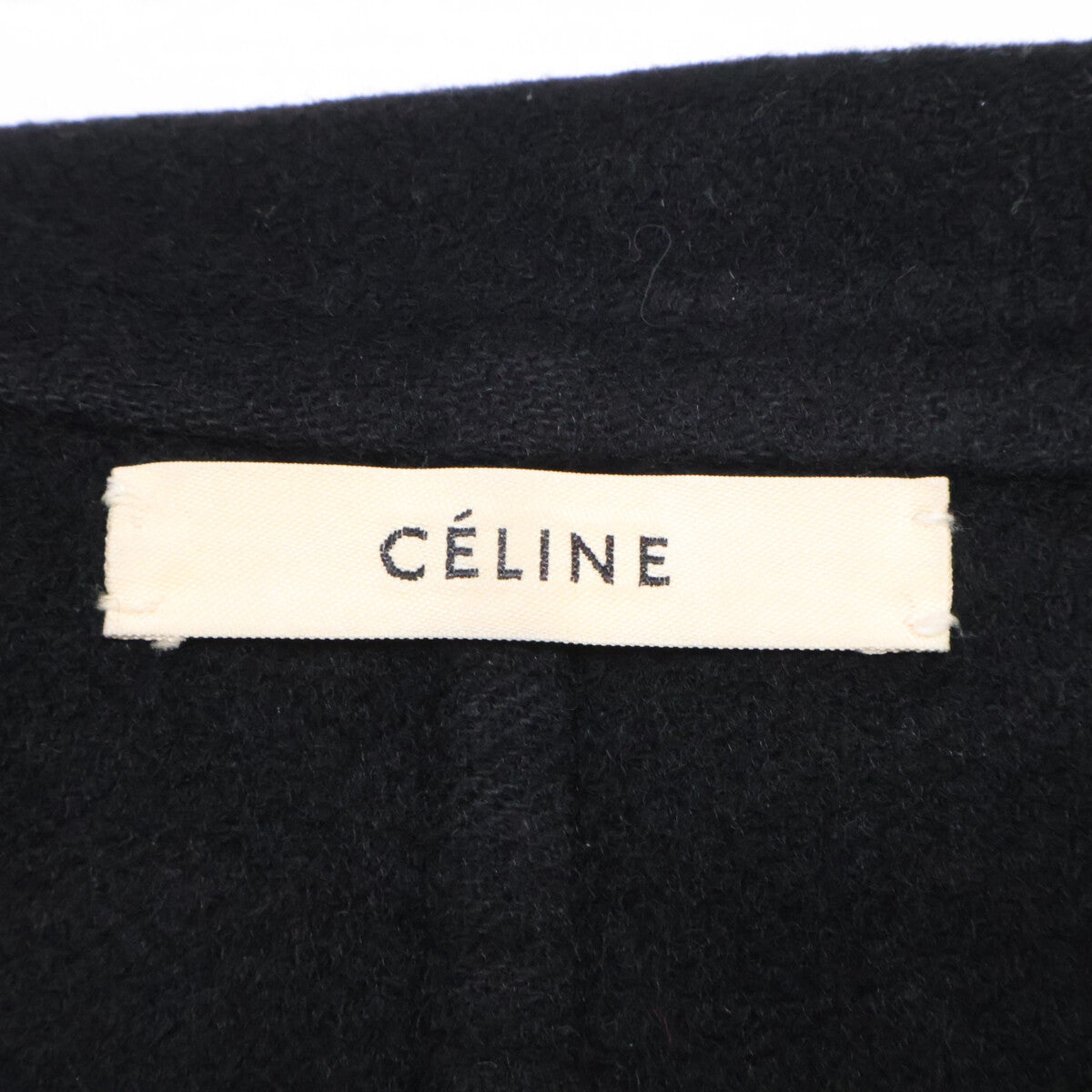 CELINE Celine Official Domestic 28H13 100% Cashmere Phoebe Era Egg Crombie Coat