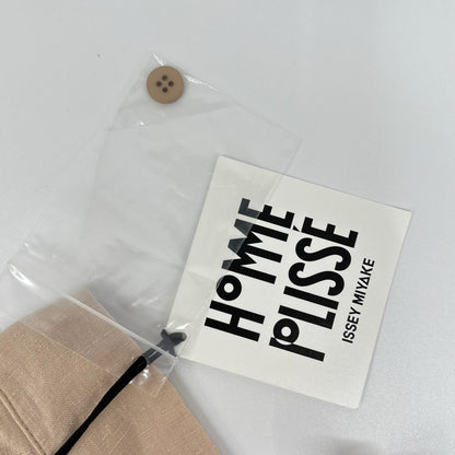 HOMME PLISSE ISSEY MIYAKE オムプリッセ イッセイミヤケ HP21FJ324 ベージュ コットンリネンドルマンショートスリーブシャツ トップス