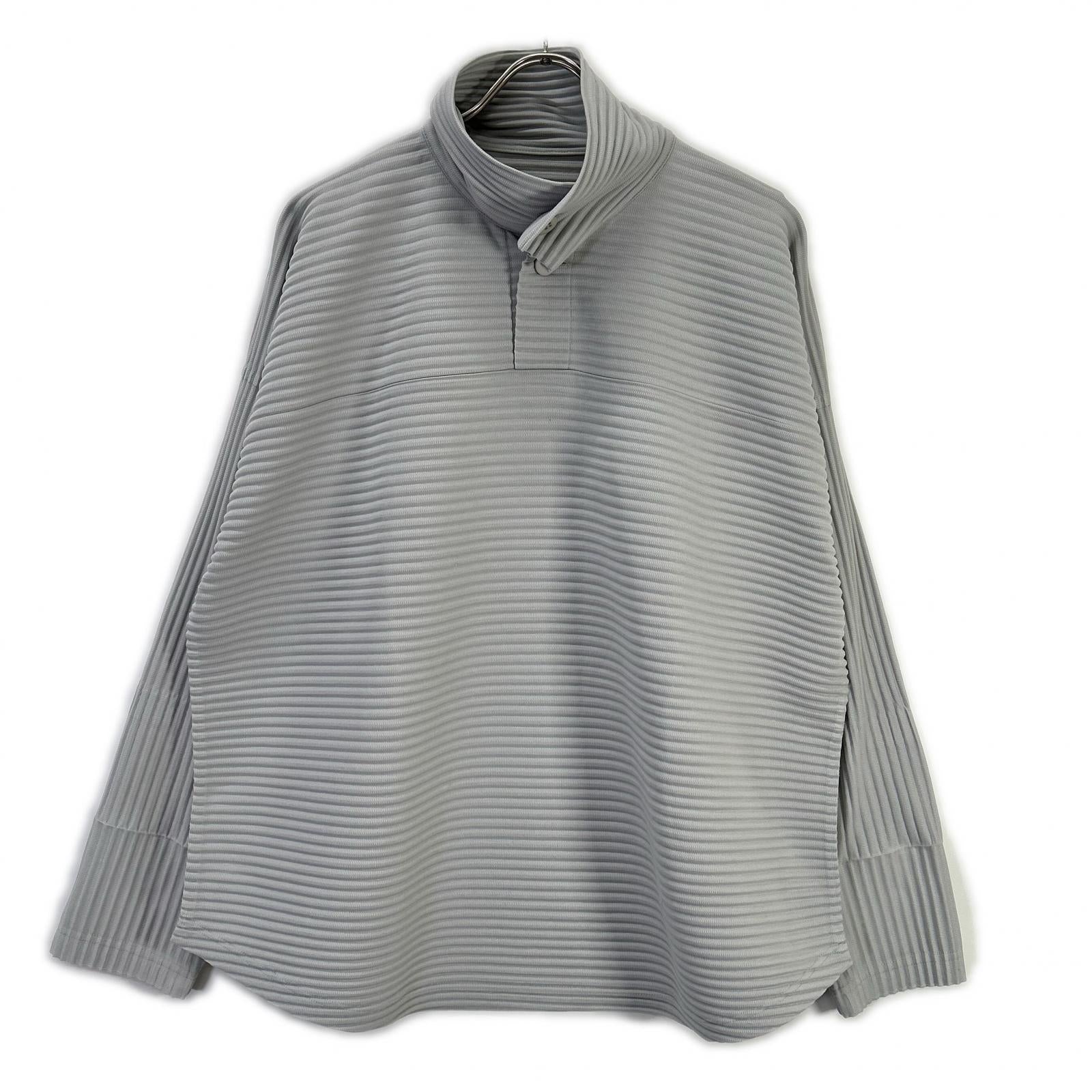 HOMME PLISSE ISSEY MIYAKE オムプリッセ イッセイミヤケ HP41-JK272 24SS ブルー HORIZON PLEATS プルオーバー トップス