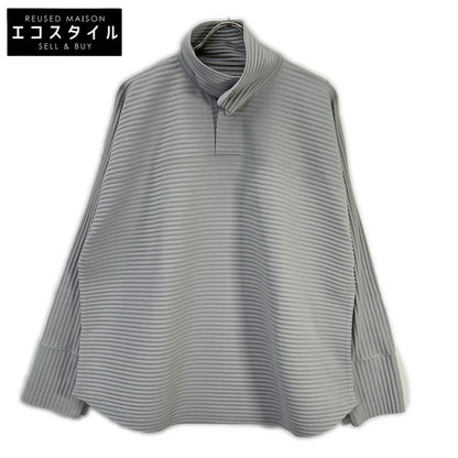 HOMME PLISSE ISSEY MIYAKE オムプリッセ イッセイミヤケ HP41-JK272 24SS ブルー HORIZON PLEATS プルオーバー トップス