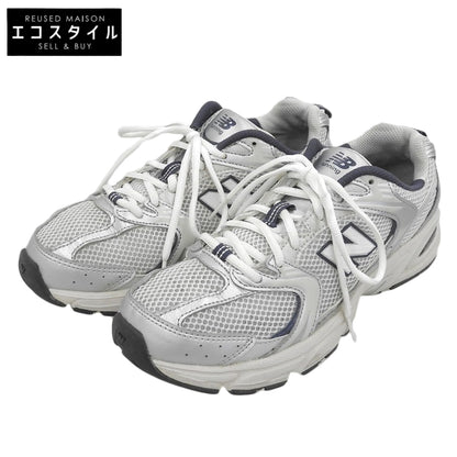 NEW BALANCE ニューバランス ランニングシューズ スニーカー メンズ シルバー×ネイビー 25.5cm MR530KA シューズ