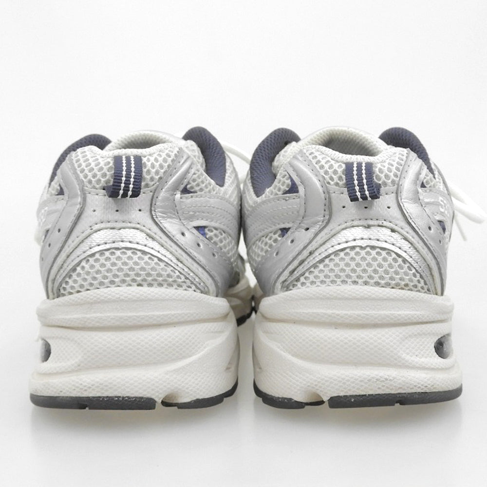 NEW BALANCE ニューバランス ランニングシューズ スニーカー メンズ シルバー×ネイビー 25.5cm MR530KA シューズ