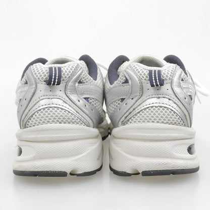 NEW BALANCE ニューバランス ランニングシューズ スニーカー メンズ シルバー×ネイビー 25.5cm MR530KA シューズ