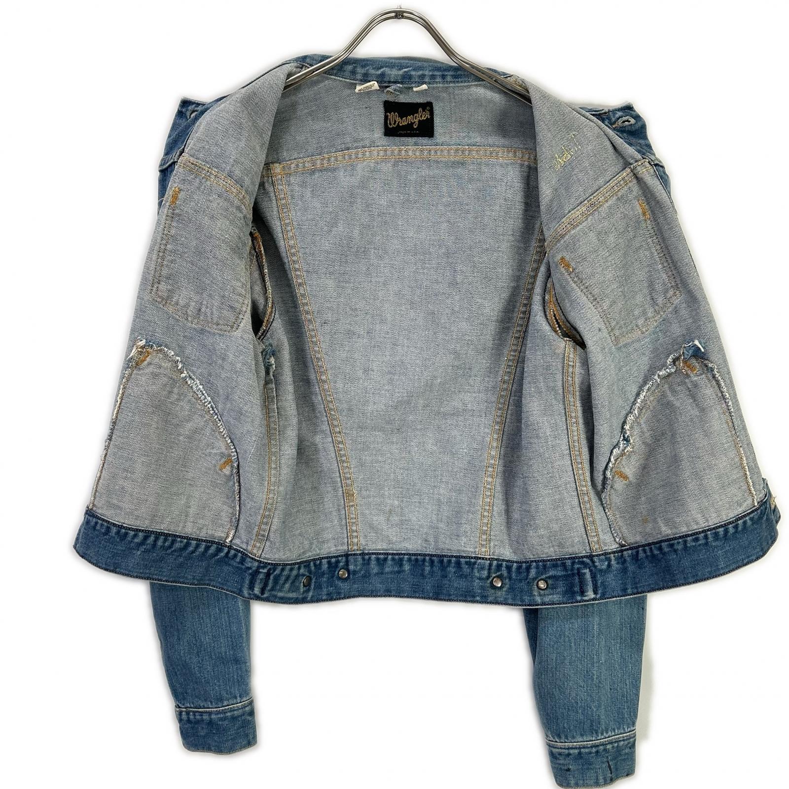Wrangler ラングラー ブルー 124MJ 70s 黒タグ デニムジャケット ジャケット