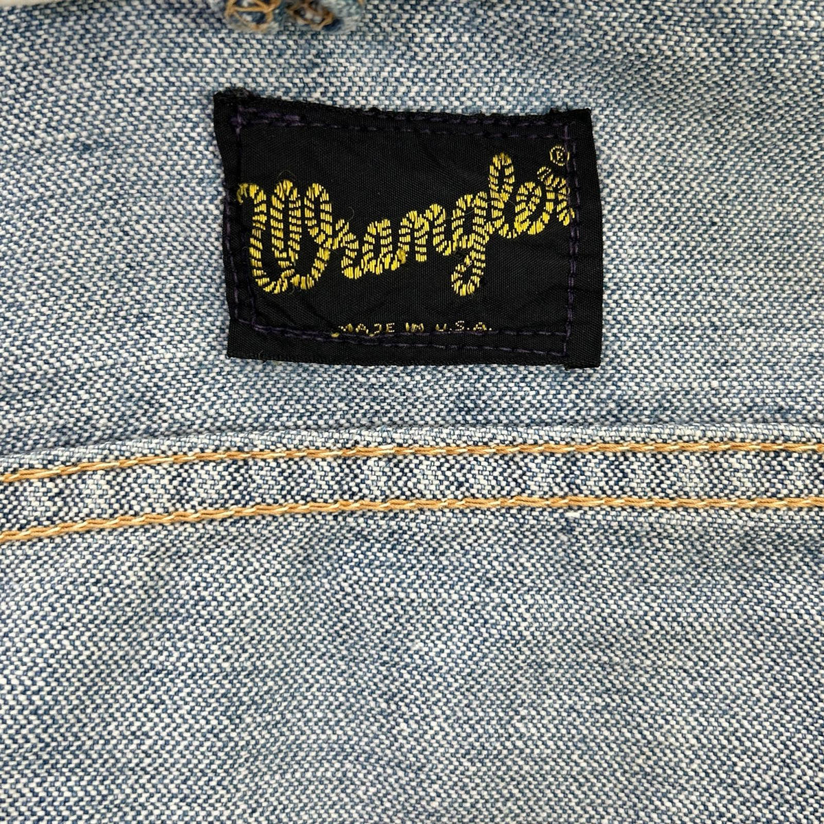 Wrangler ラングラー ブルー 124MJ 70s 黒タグ デニムジャケット ジャケット