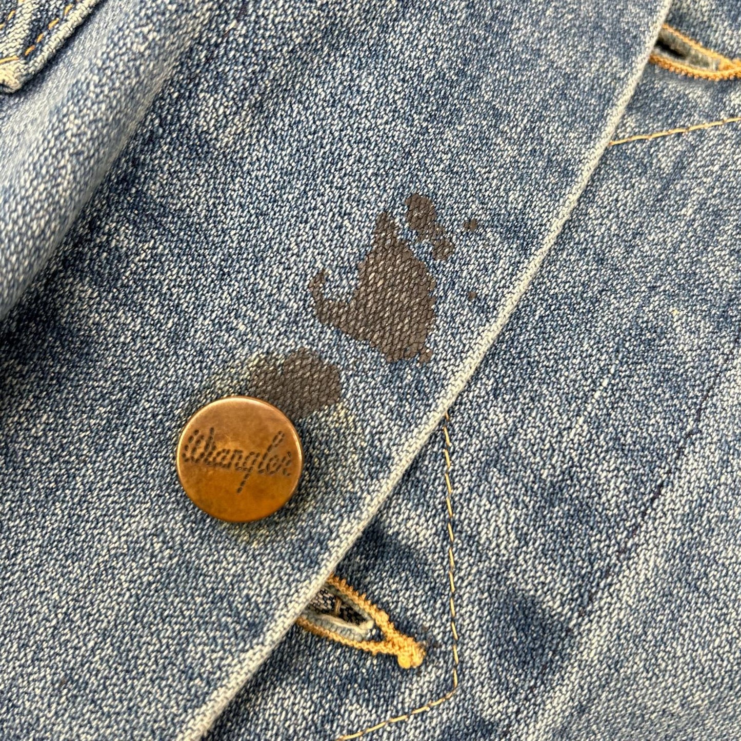 Wrangler ラングラー ブルー 124MJ 70s 黒タグ デニムジャケット ジャケット